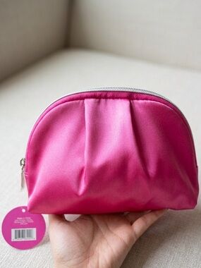 Ulta Beauty Pink Travel Cosmetic Bag 6 Piece Makeup Set
